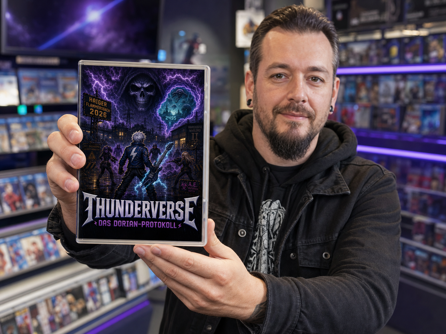 ThunderVerse-Spielbox in einem Games-Laden